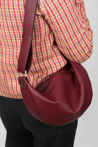 Tasche Juliette dunkelrot midi