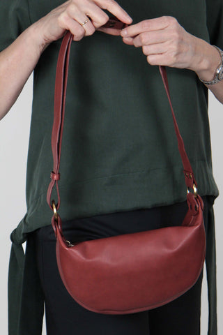 Tasche Juliette rotbraun mini