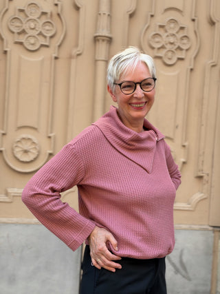 Pullover HERBSTA rosa